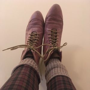 Light brown ankle booties